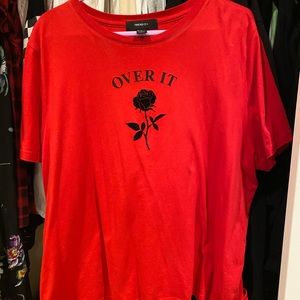 Over It Rose Tee